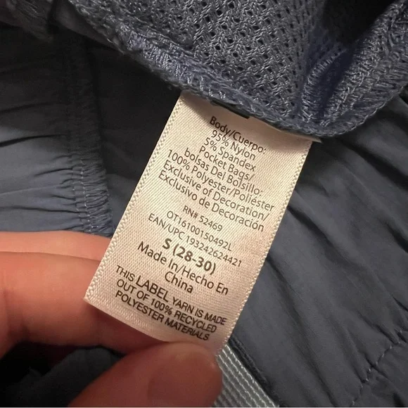 NWT Ozark Trail Men’s Hiking Athletic Shorts 6” Small Blue Grey Workout Swim - Picture 10 of 12